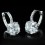 Cercei cu cristale Cubic Zirconia