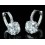 Cercei cu cristale Cubic Zirconia