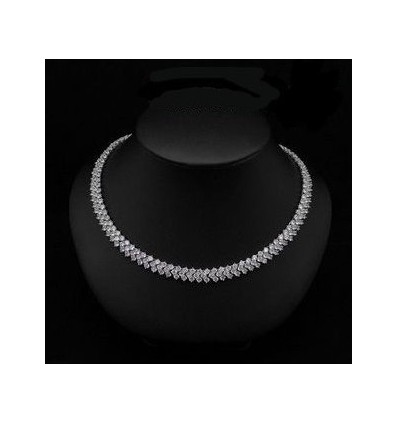 Statement Crystal Diamonds Necklace