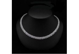 Statement Crystal Diamonds Necklace
