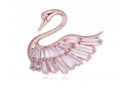 Brosa cu cristale austriece "Lady Swan"
